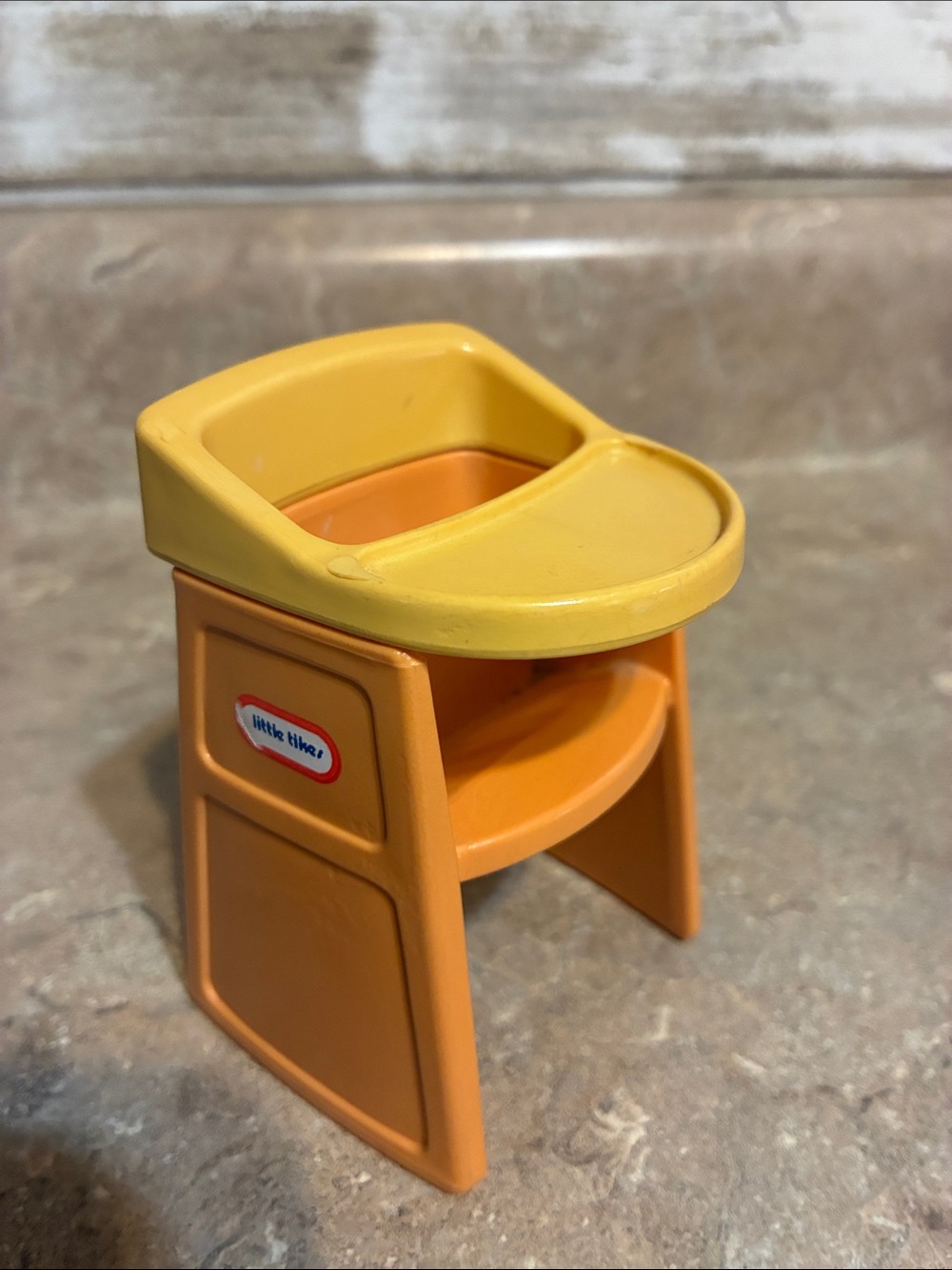Little Tikes Orange and Yellow Toy High Chair - Kids Toys Vintage - Picture 3 of 7